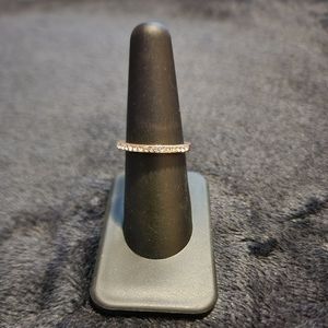 3/$10 Rose Gold tone ring with cz's
